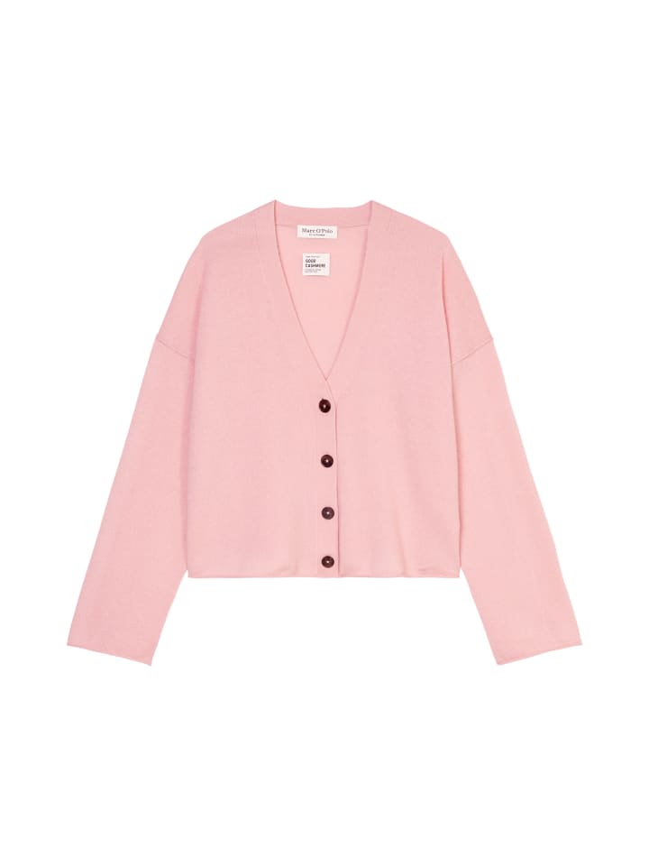 

Кардиган Marc O'Polo Kaschmir-Cardigan oversize cropped, цвет rose mauve