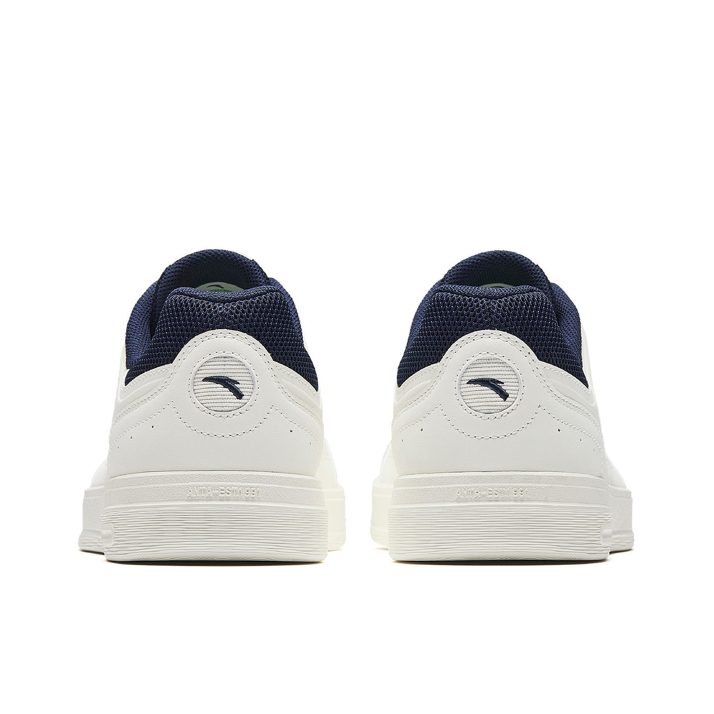 ANTA Мужские скейтерские кроссовки Low top Ivory White/New Ink Blue 3 — фото 4