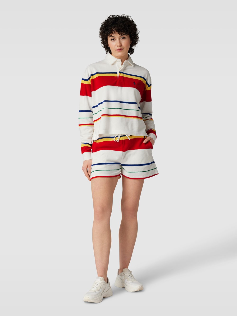 

Толстовка с полосатым узором Polo Ralph Lauren, синий