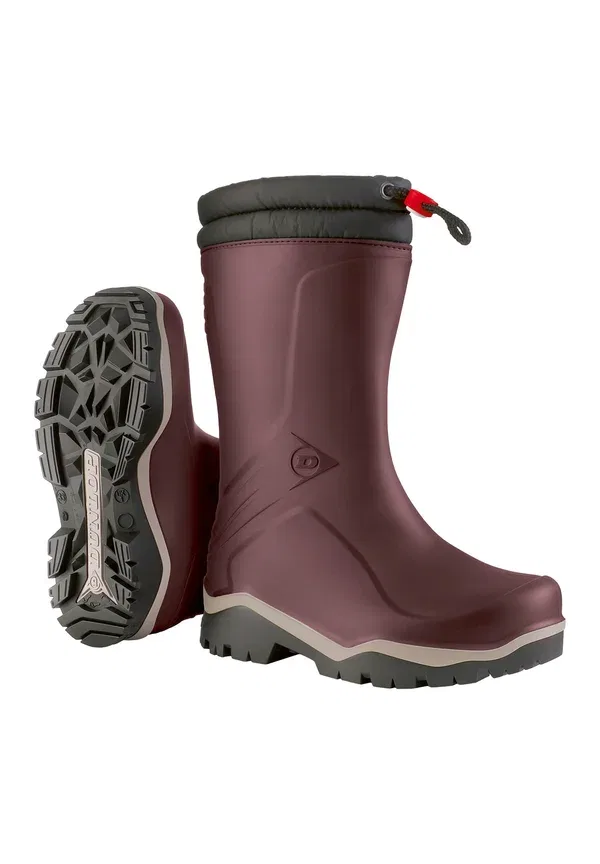 Сапоги Dunlop mk0kv45 kids blizzard wellies, темно-красный — фото 4