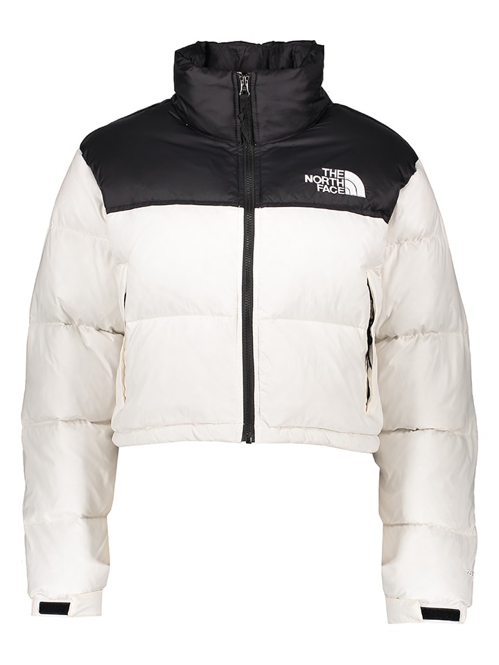 

Пуховик The North Face, белый/черный