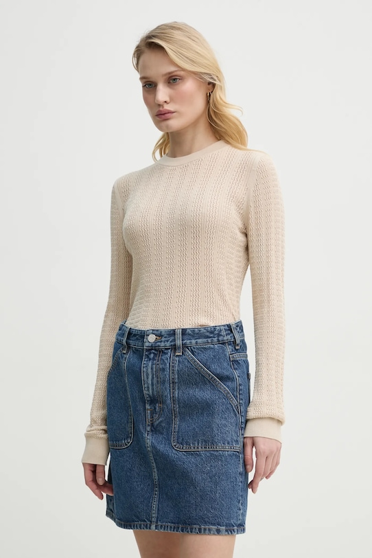 

Хлопковый свитер Filippa K, бежевый