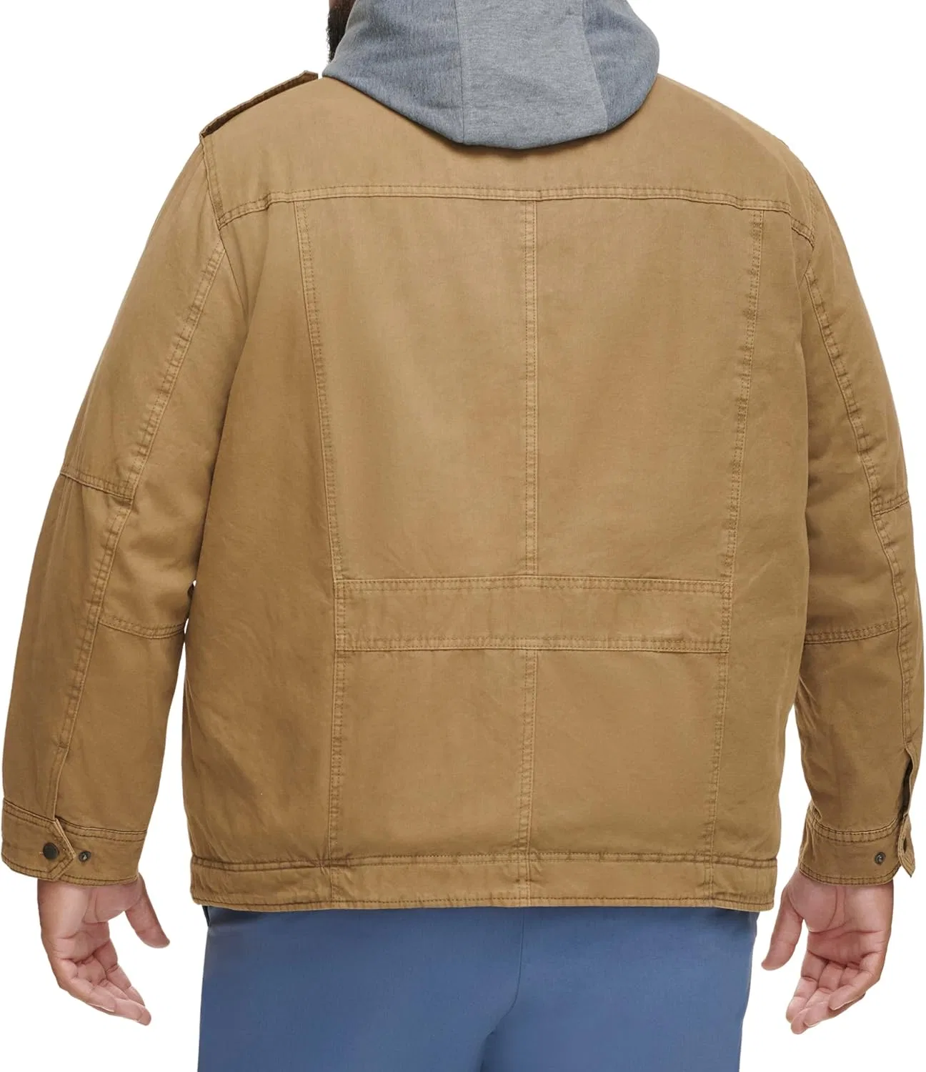 Куртка военная утепленная Levi's, хаки/шерпа — фото 2