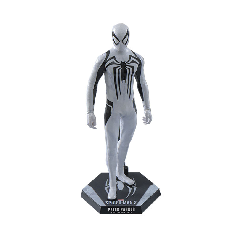 

Marvel Spider Man, Peter Parker, Anti Venom Battle Suit 1 6 коллекционная кукла фигурка для игр 30 см Hot Toys, anti-venom armor