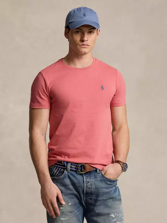 

Футболка Ralph Lauren Soft Cotton Jersey, цвет berry