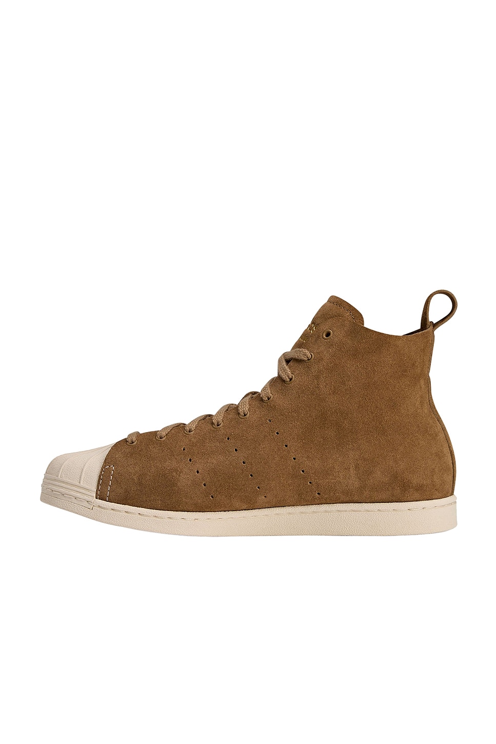 Кроссовки Superstar Hi Adidas By Wales Bonner, Supplicol, Chalk White, & Night Brown — фото 3