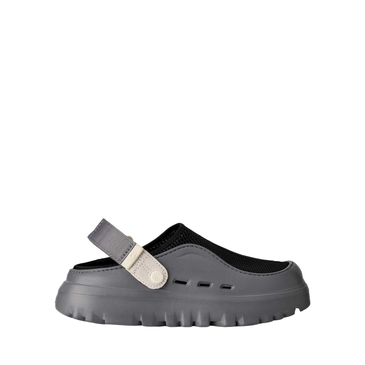 Тапочки PeakMod без специальных функций, закрытый носок, унисекс UGG, metallic/черный/jasmine белый — фото 2