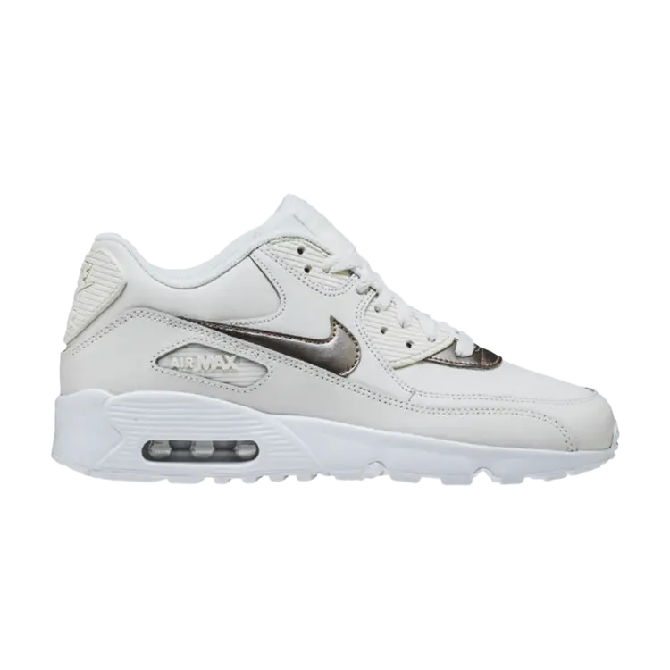 

Кроссовки Nike Air Max 90 Leather GS 'Phantom', кремовый