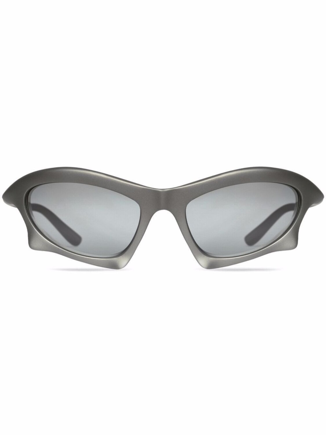 

Balenciaga Eyewear солнцезащитные очки Bat в прямоугольной оправе, серебристый