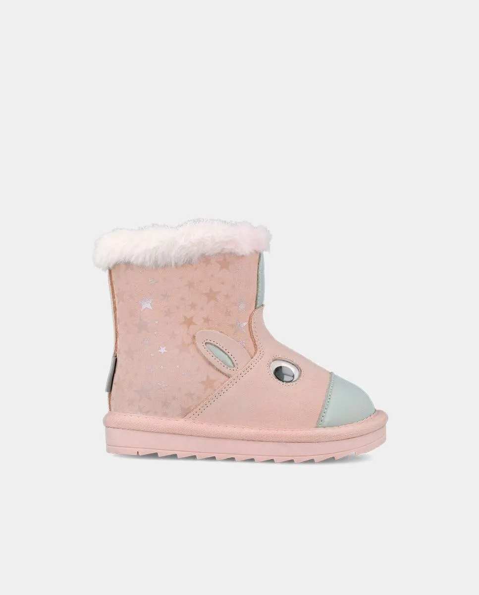 

Детские ботинки с внутренней подкладкой и принтом с единорогом Garvalín, розовый