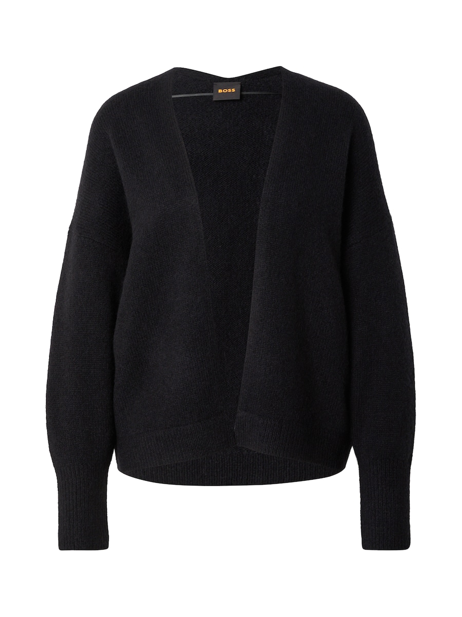 

Вязаный кардиган BOSS Falescanas, черный