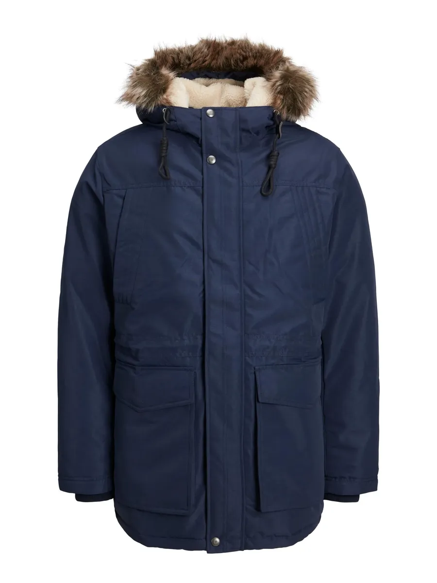 

Куртка Jack & Jones для отдыха "JJDAVID PARKA JACKET", с капюшоном, синий