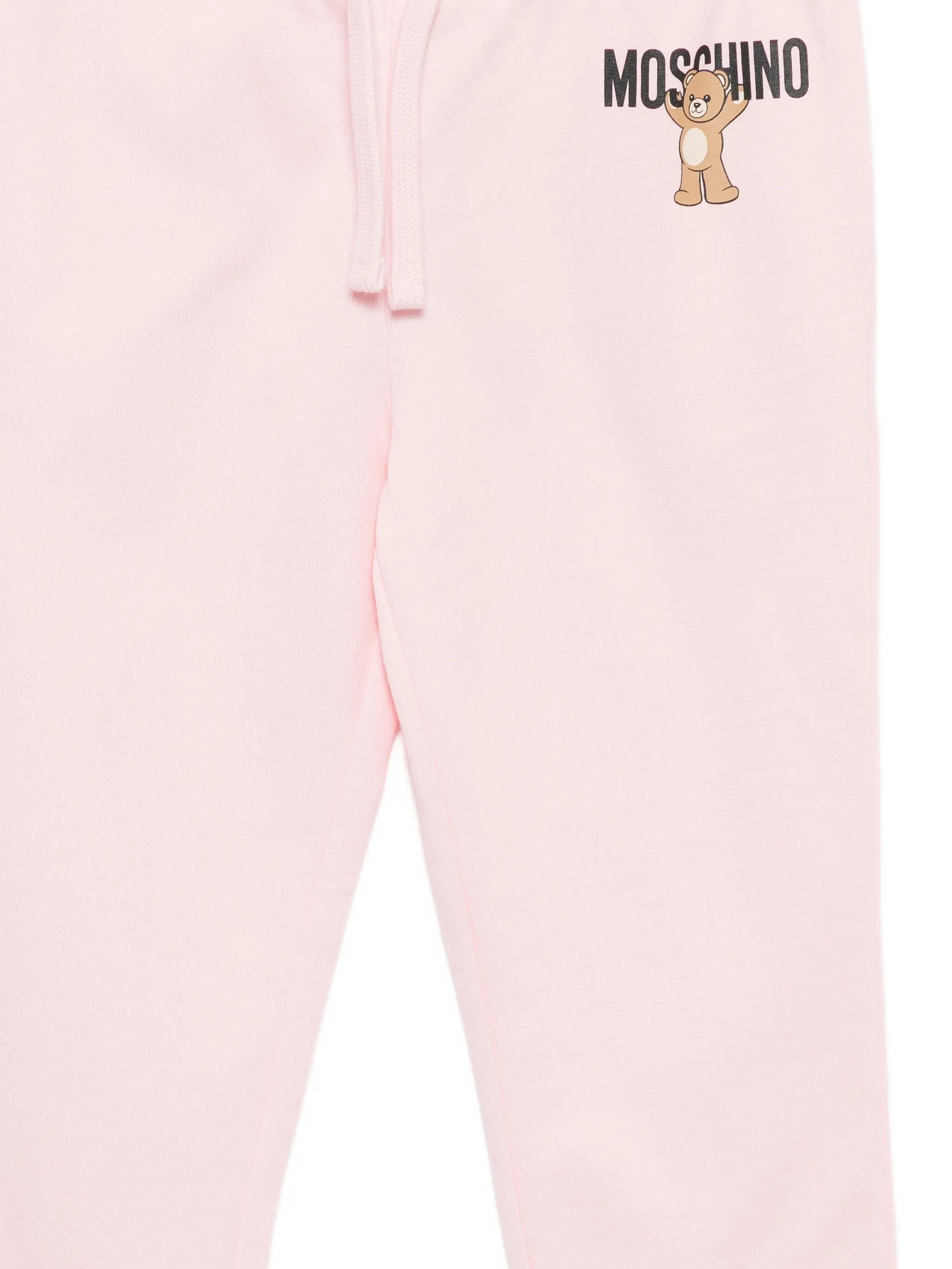 Спортивные брюки с логотипом Moschino Kids, розовый — фото 3