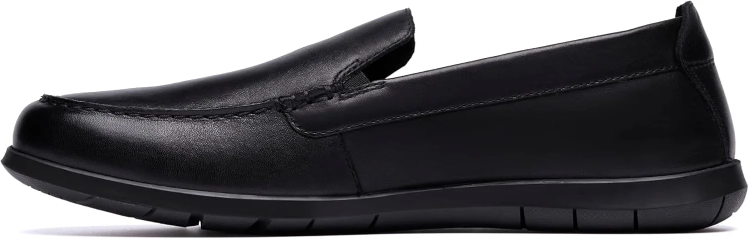 Мужские лоферы Clarks Flexway Step, черный — фото 4