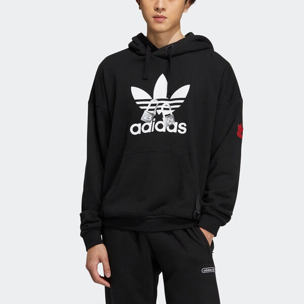 Толстовка adidas originals Vday Uni Logo Men's Black, черный — фото 3