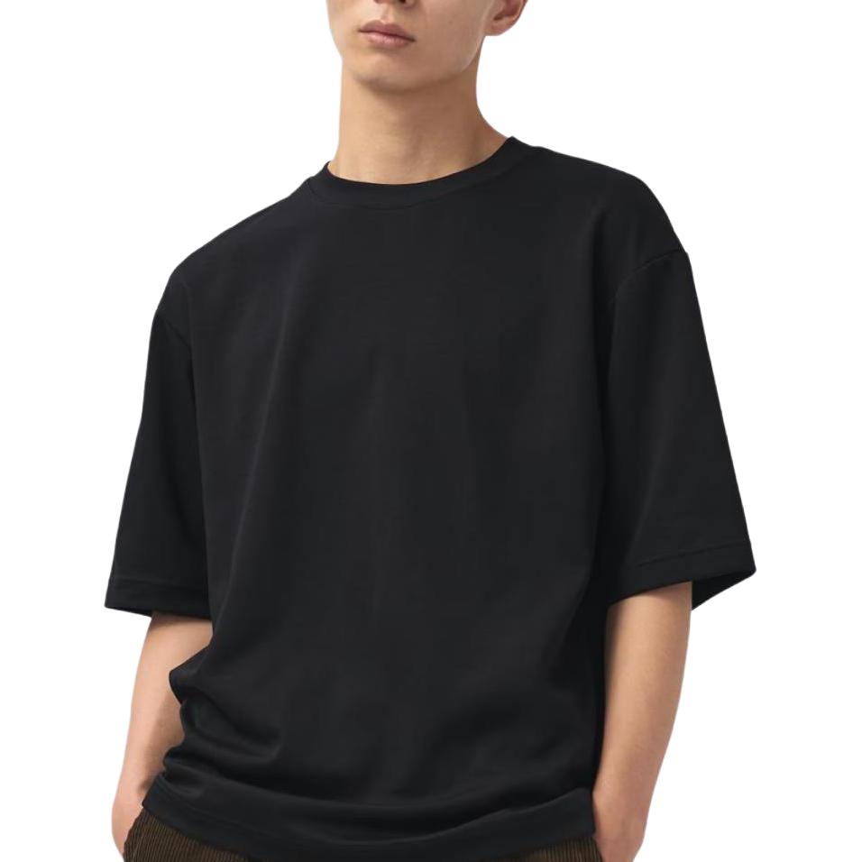 UNIQLO Футболка унисекс черная — фото 3