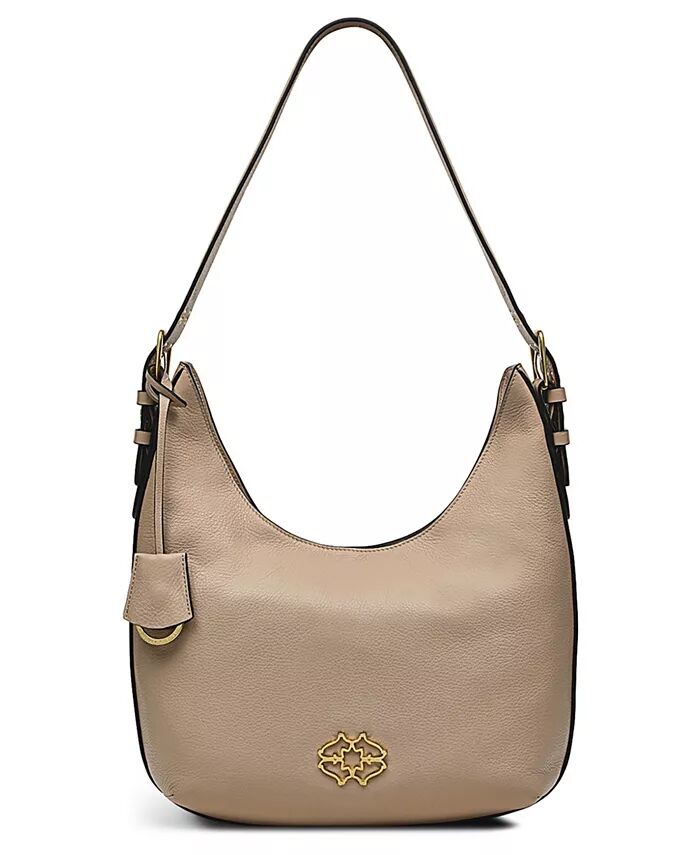 

Большая кожаная сумка через плечо South Street с застежкой-молнией Radley London, коричневый/бежевый