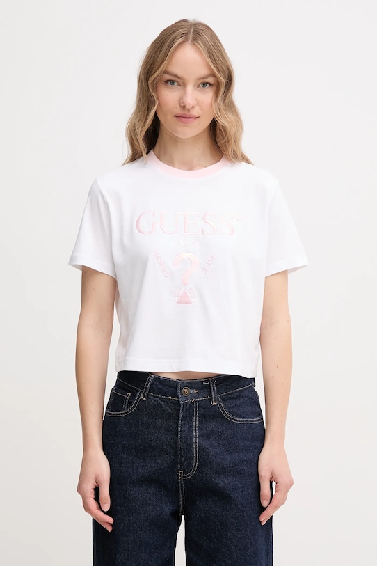 

Хлопковая футболка FILANTA Guess, белый