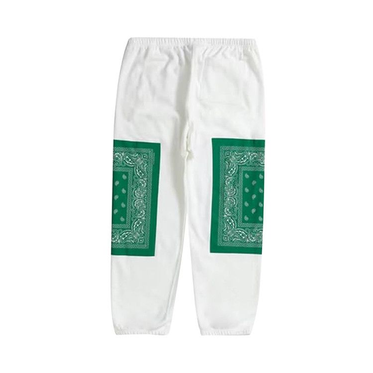Спортивные брюки Supreme x The North Face Bandana Sweatpant, White — фото 2