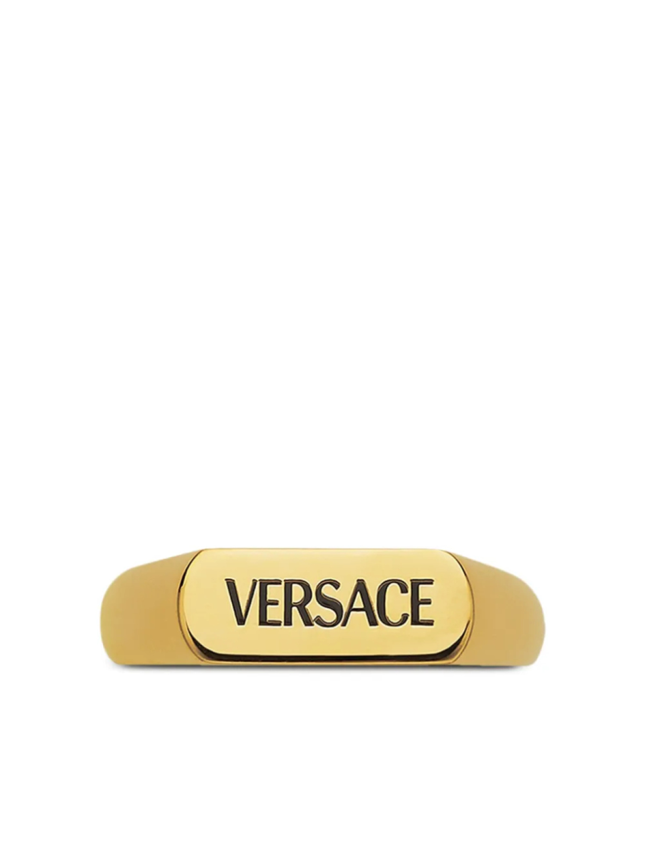 

Versace кольцо с логотипом, золотой