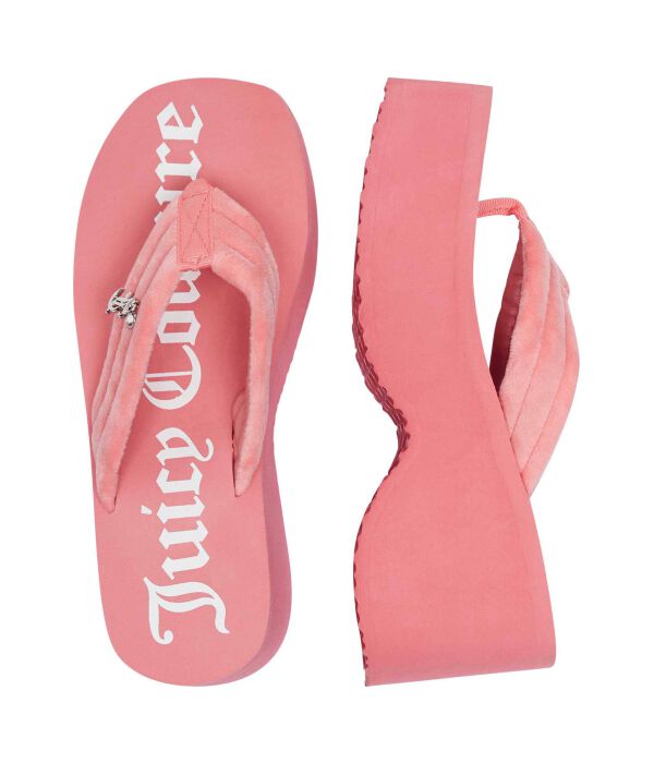 Пляжные тапочки Уитни Juicy Couture, розовый — фото 4