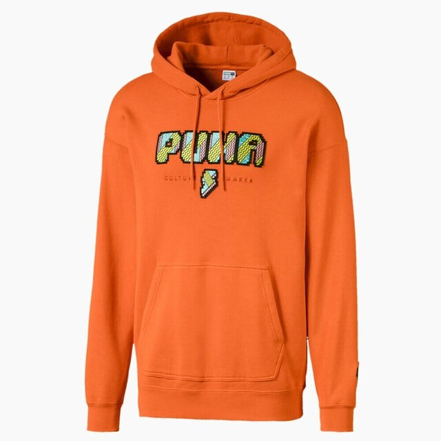 

Мужской хлопковый свитер с капюшоном в стиле поп-стиль Culture Maker 596849 17 Puma, оранжевый