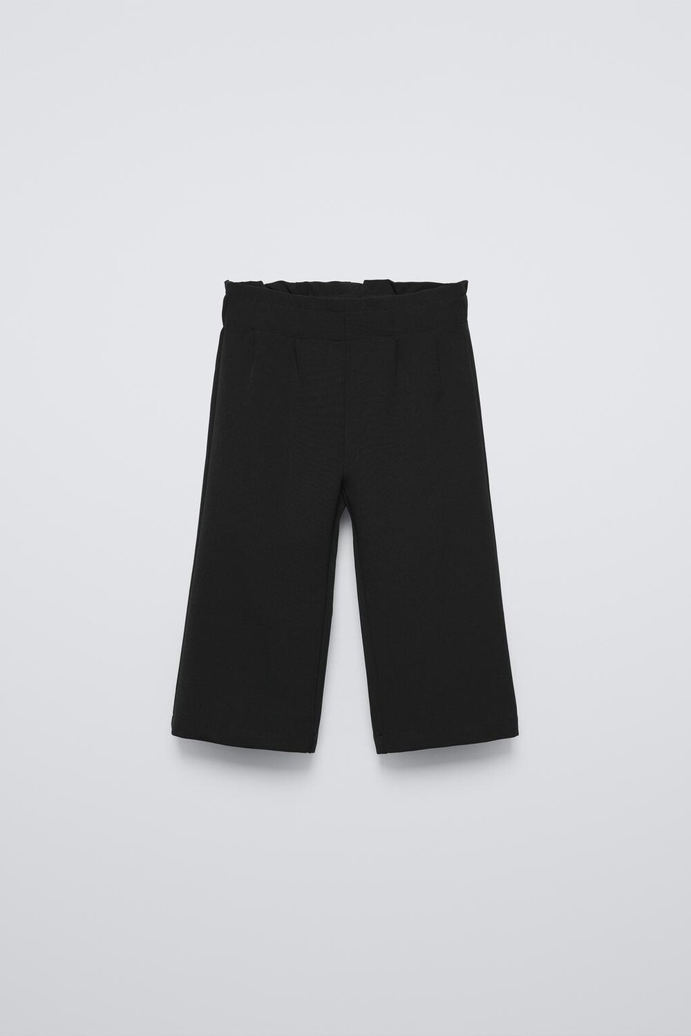 

Прямые брюки с вышивками ZARA, черный