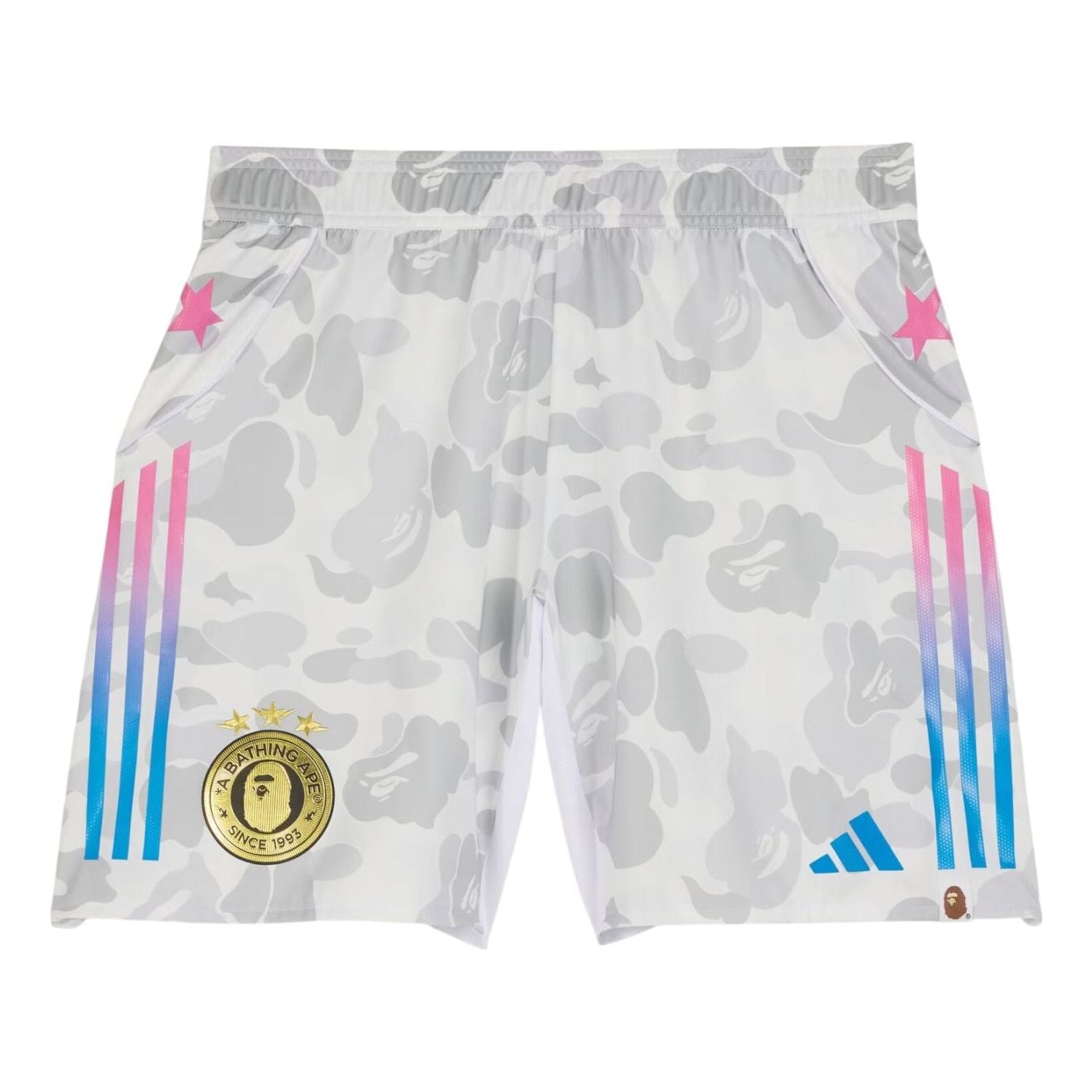 

Шорты adidas x BAPE FB Slim-Fit Shorts 'White'