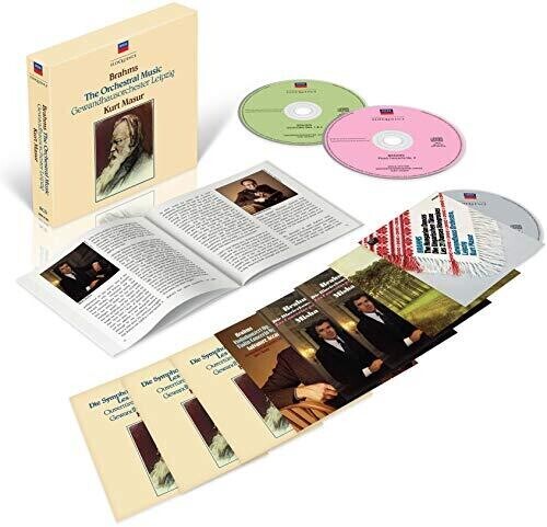 

CD диск Brahms / Masur, Kurt / Gewandhausorchester Leipzig: Brahms: Complete Orchestral Music