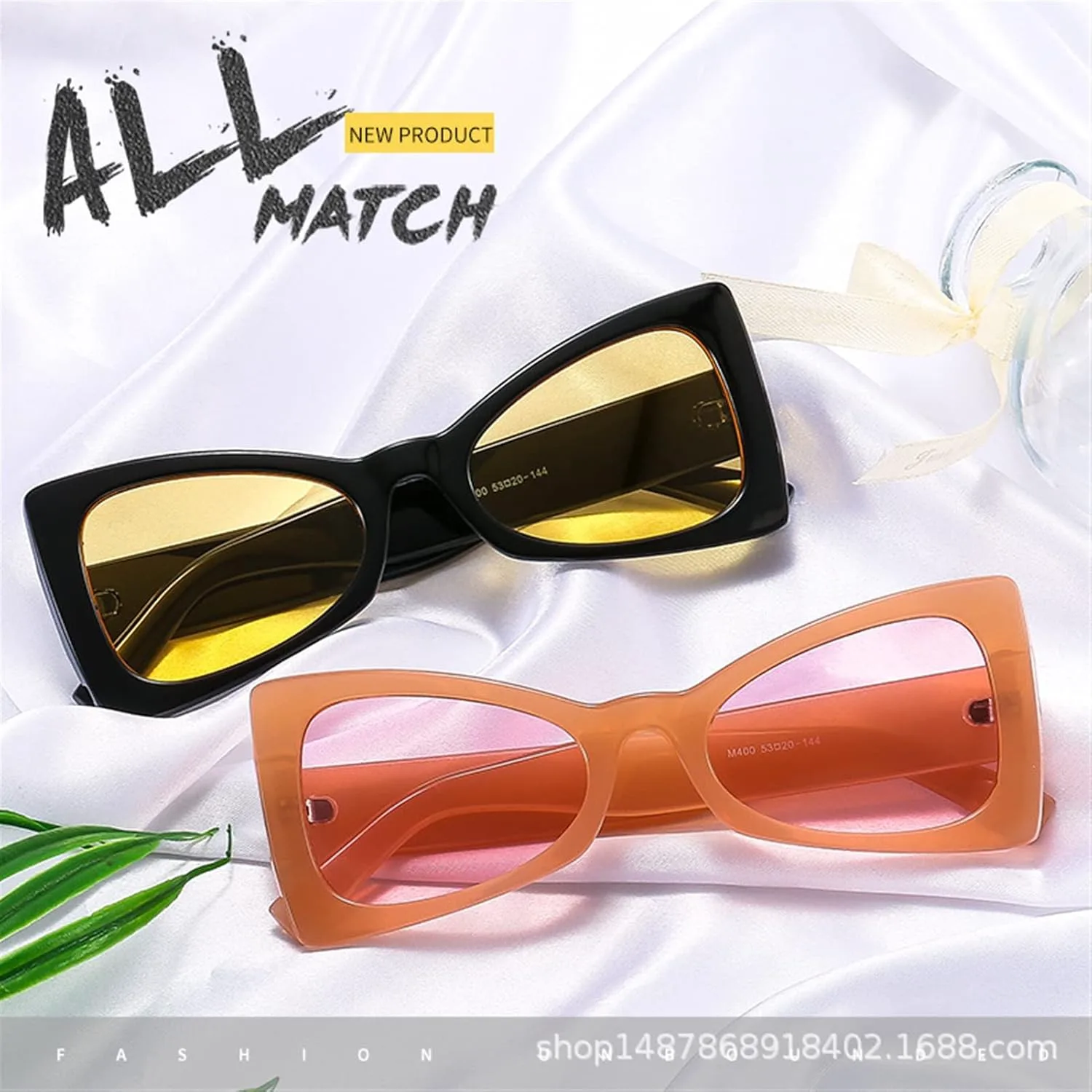 

Солнцезащитные очки XINXIN в форме треугольного кошачьего глаза для мужчин и женщин, декоративные очки для отдыха на природе (Цвет: E, Размер: Средний), E