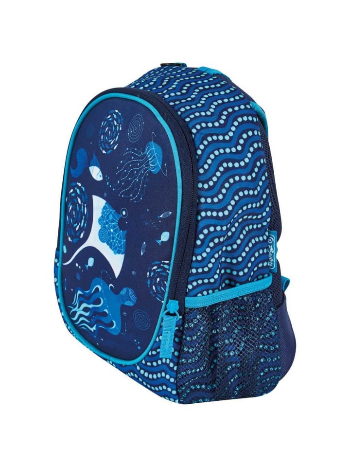 

Herlitz Рюкзак для детского сада Rookie Deep Ocean синего цвета