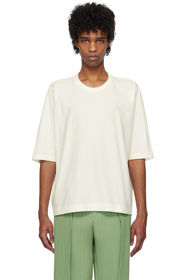 

Футболка Release-T basic Homme Plissé Issey Miyake, белый