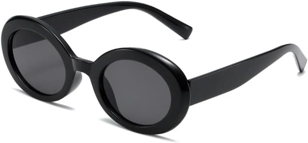 

Солнцезащитные очки для мужчин и женщин - защита UV400 - овальная оправа, линзы с градиентным покрытием из геля для занятий спортом на открытом воздухе и вождения DSVIGF, Black Grey