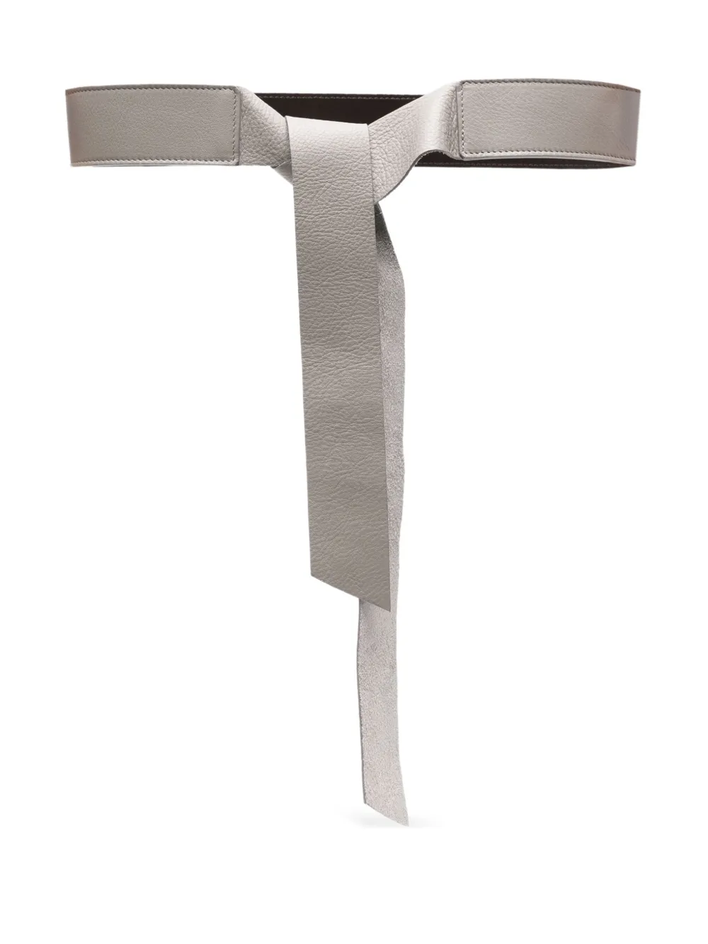 

Кожаный ремень Niu, серый