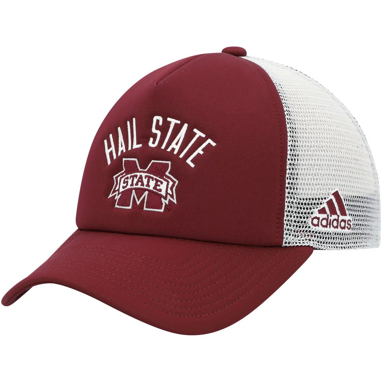 

Мужская кепка adidas Maroon Mississippi State Bulldogs Dowsing & Bell Trucker Snapback