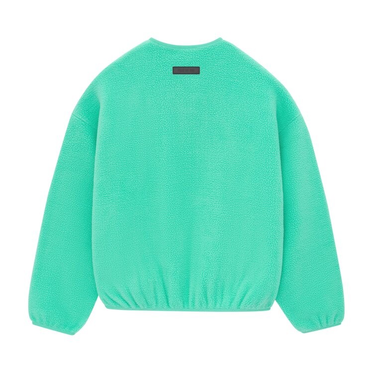 Толстовка Fear Of God Essentials Fear of God Essentials Polar Fleece Crewneck, зеленый — фото 2