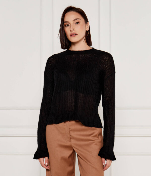 

Свитер синий ди россия Regular fit Pinko, черный