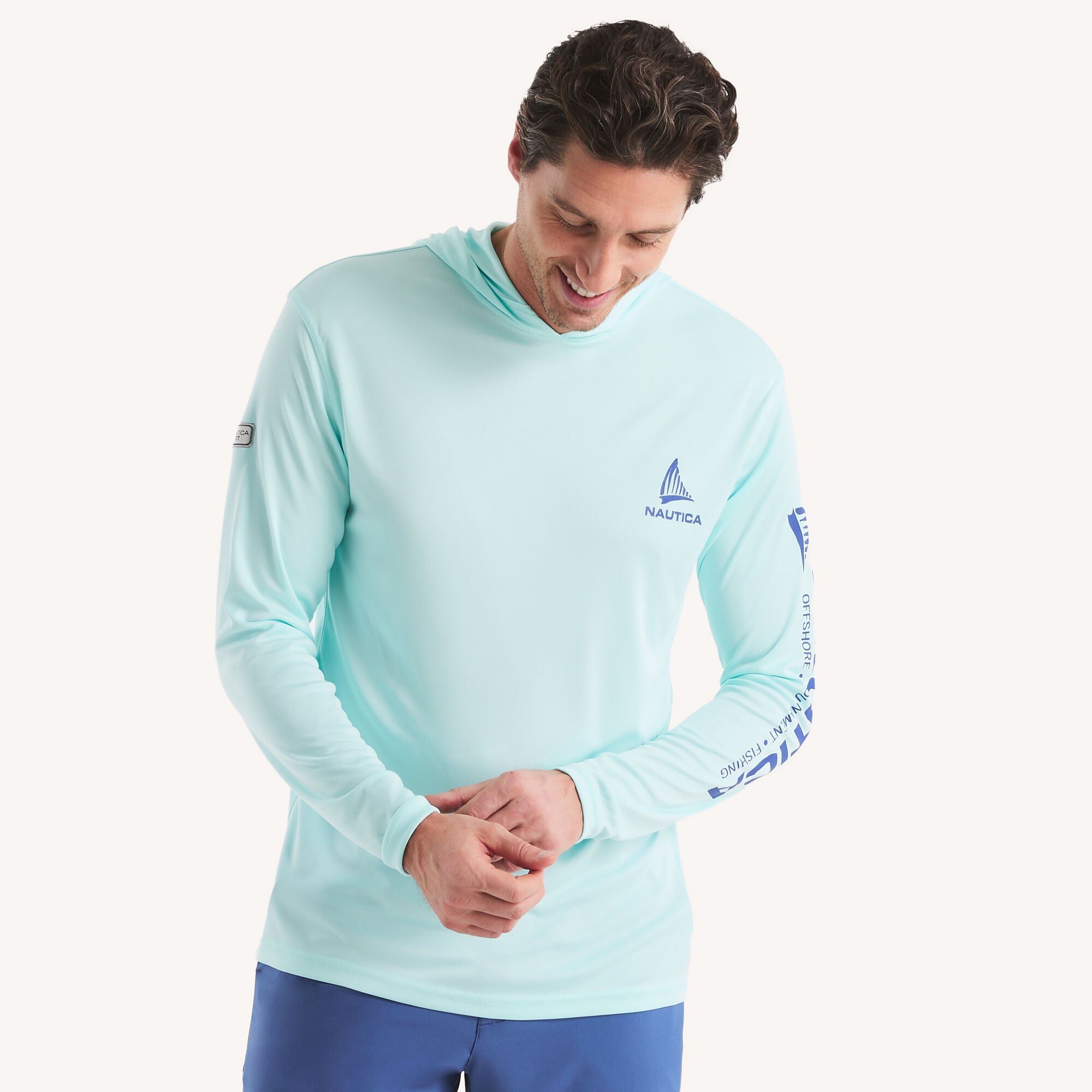 

Толстовка мужская Nautica, цвет ice blue