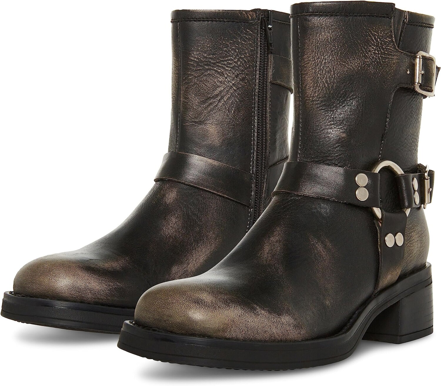 

Ботинки Steve Madden Brixton Boot, цвет Black Distressed