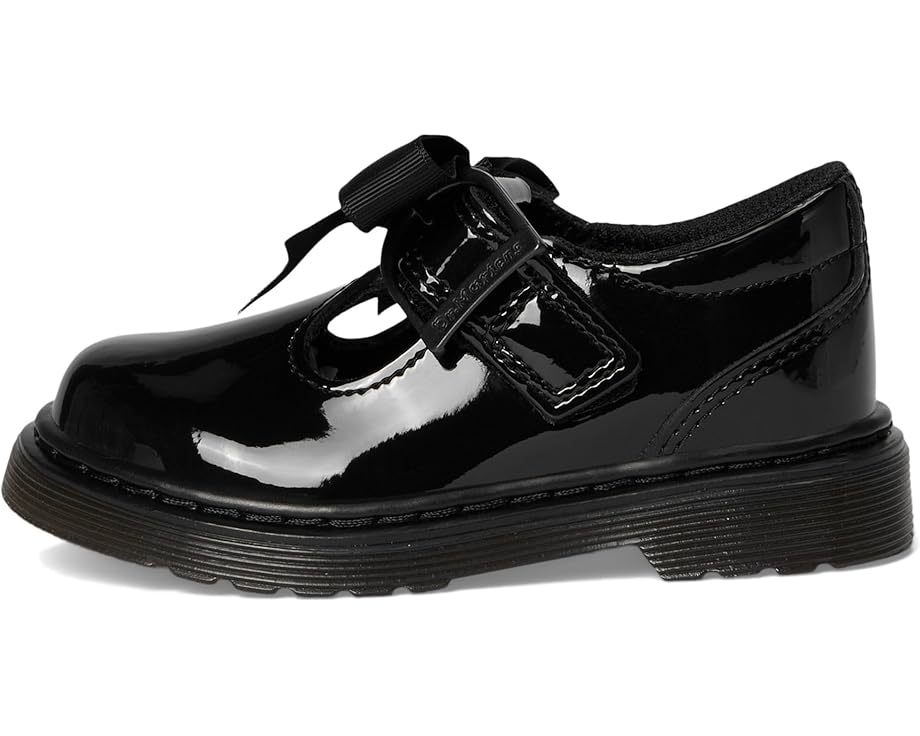 Детские сандалии Dr. Martens Polley II Bow (Toddler) Dr. Martens Kid's Collection, Black 2 — фото 4