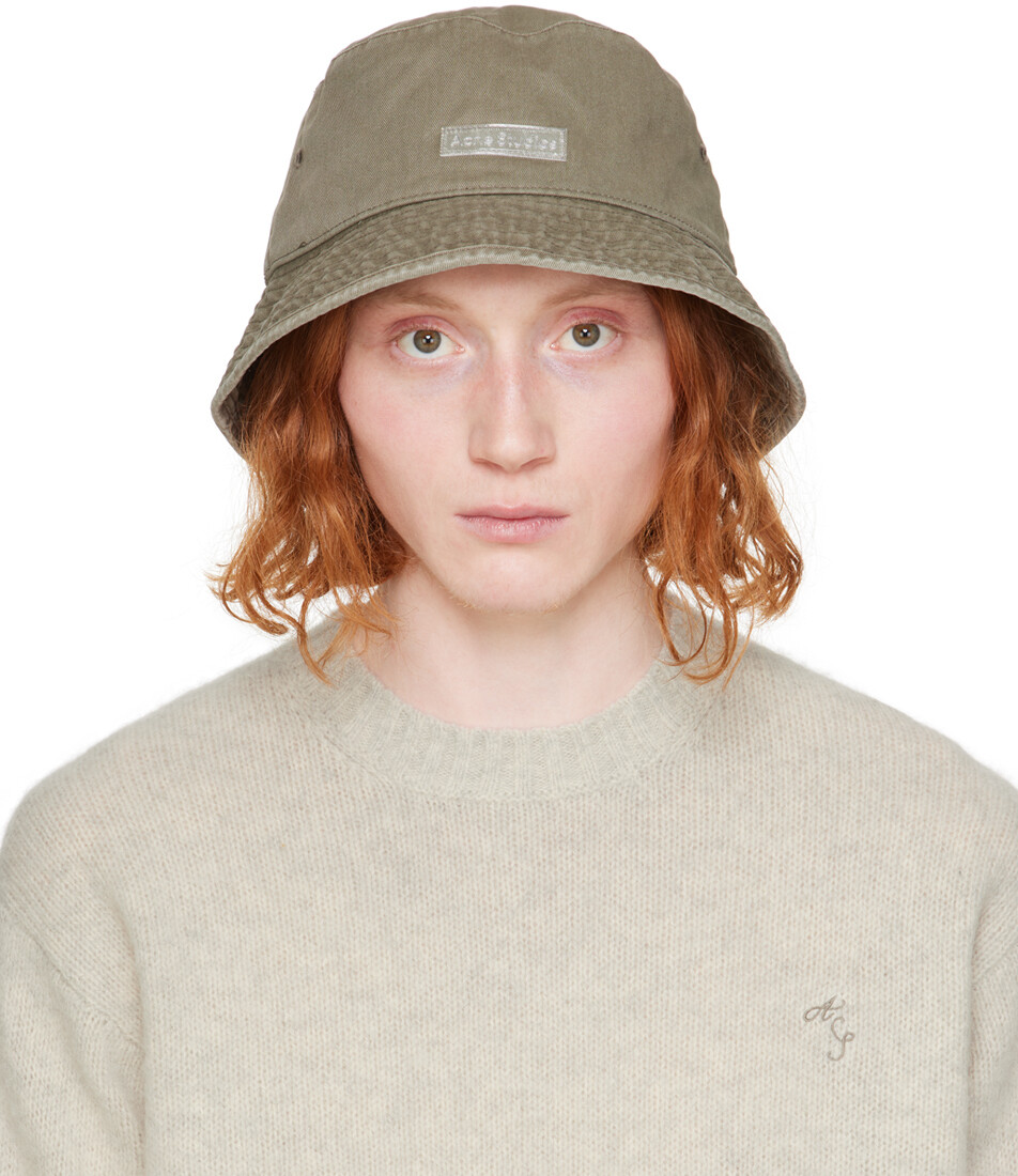 

Хаки Саржевая Панама Acne Studios