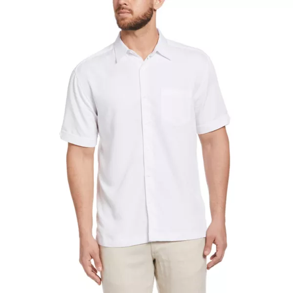 

Мужская рубашка с коротким рукавом и застежкой на пуговицы Cubavera, белый