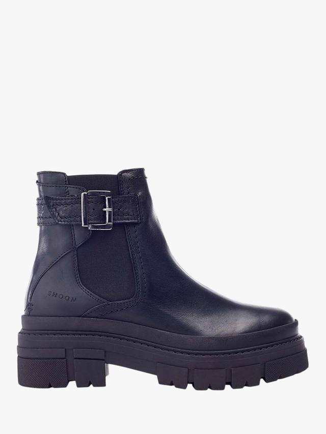 Кожаные ботинки челси shoon oller Moda in Pelle, черный
