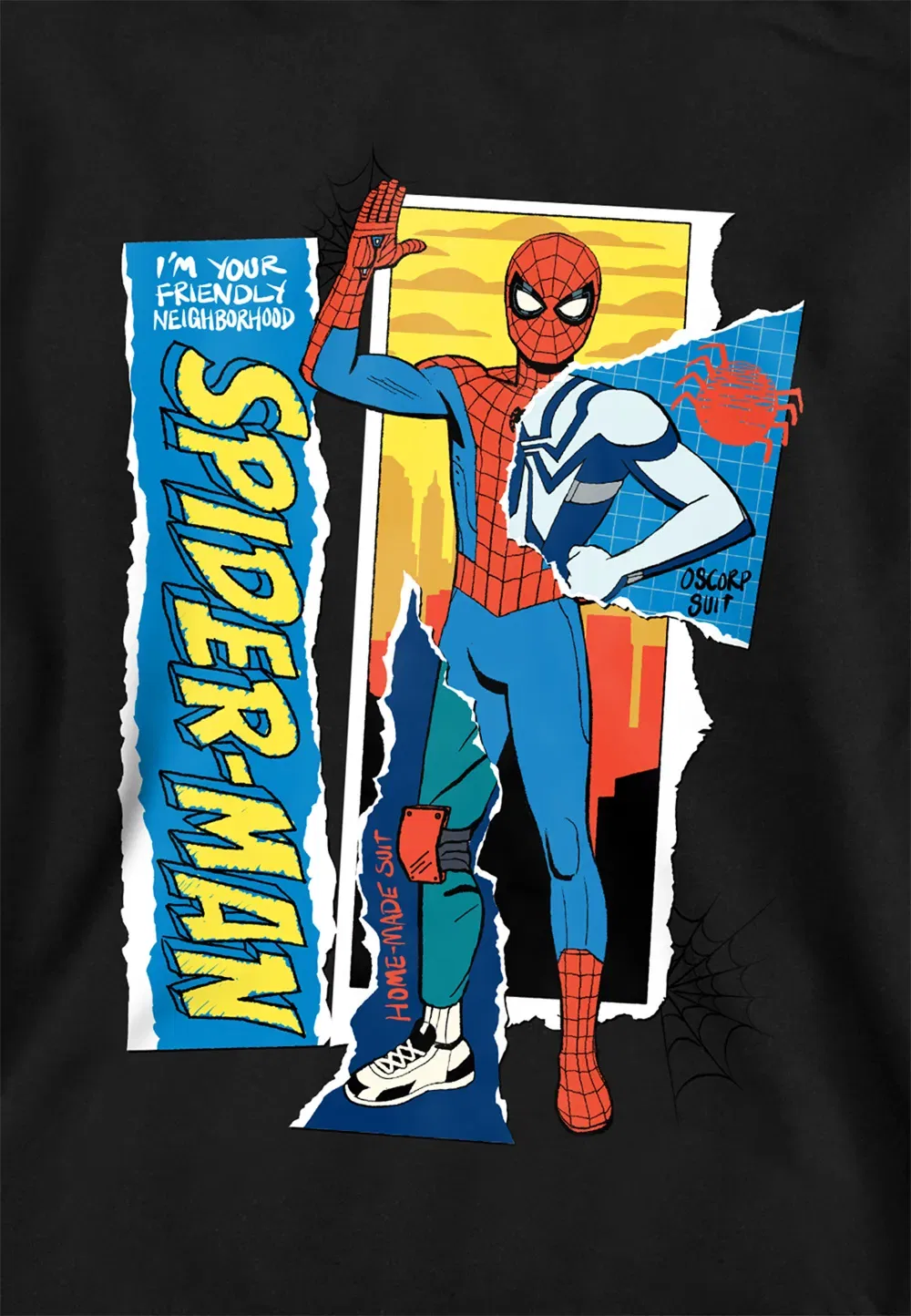 Детская толстовка Marvel Spiderman, черный — фото 2