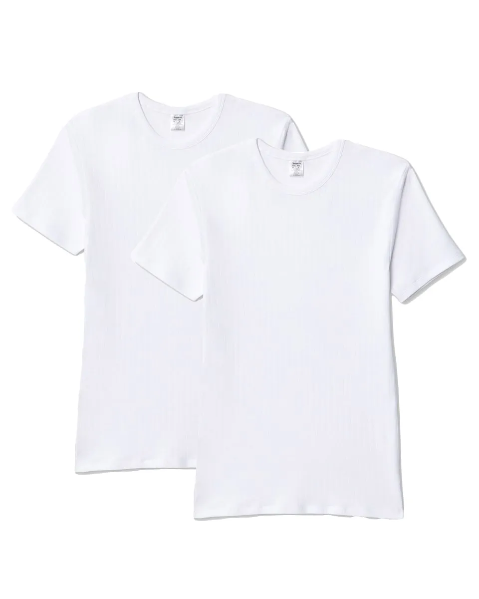 

Комплект из двух термобелья для мужчин с короткими рукавами Abanderado, белый