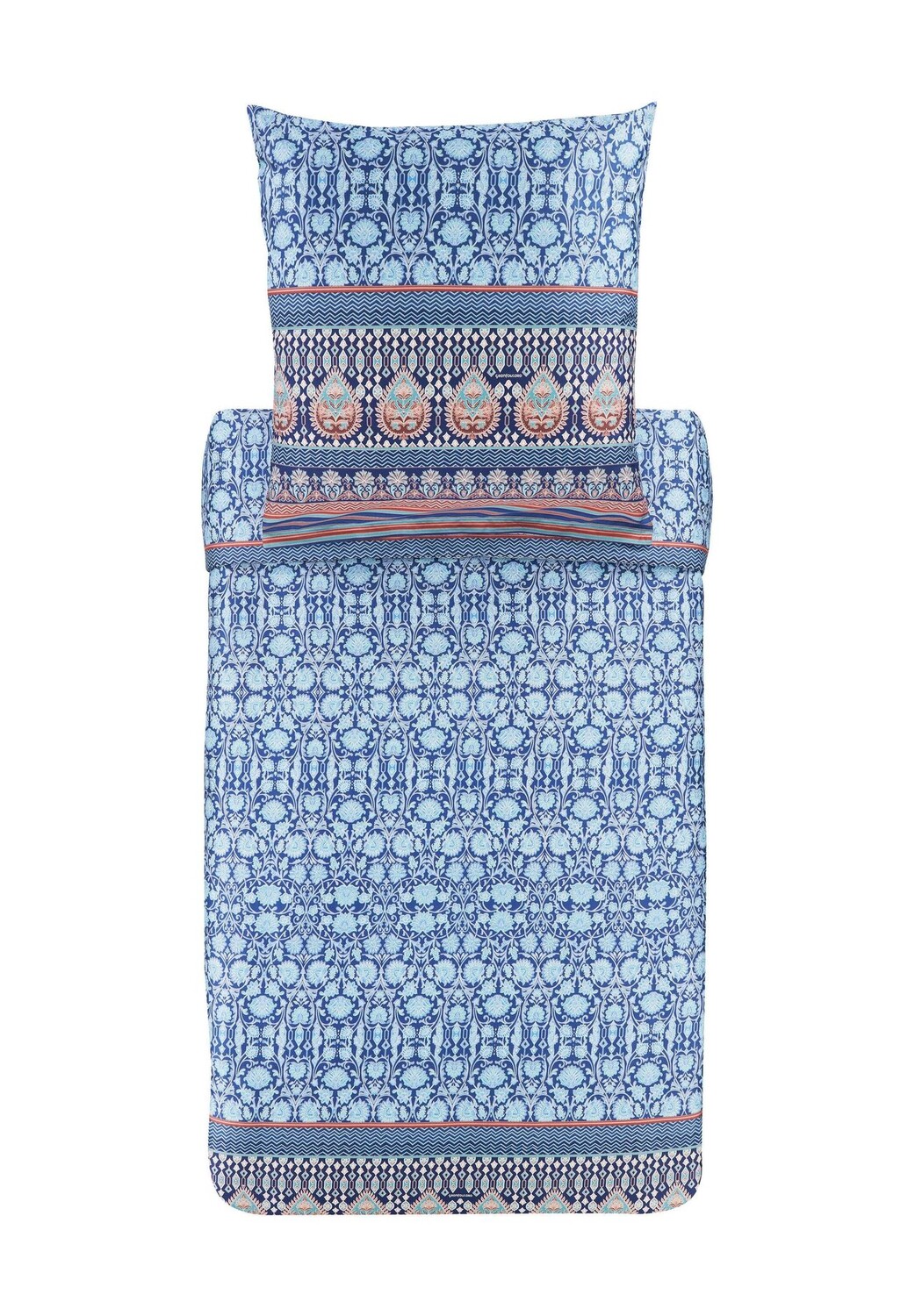 

Сатиновое постельное белье Мира Bassetti, синий