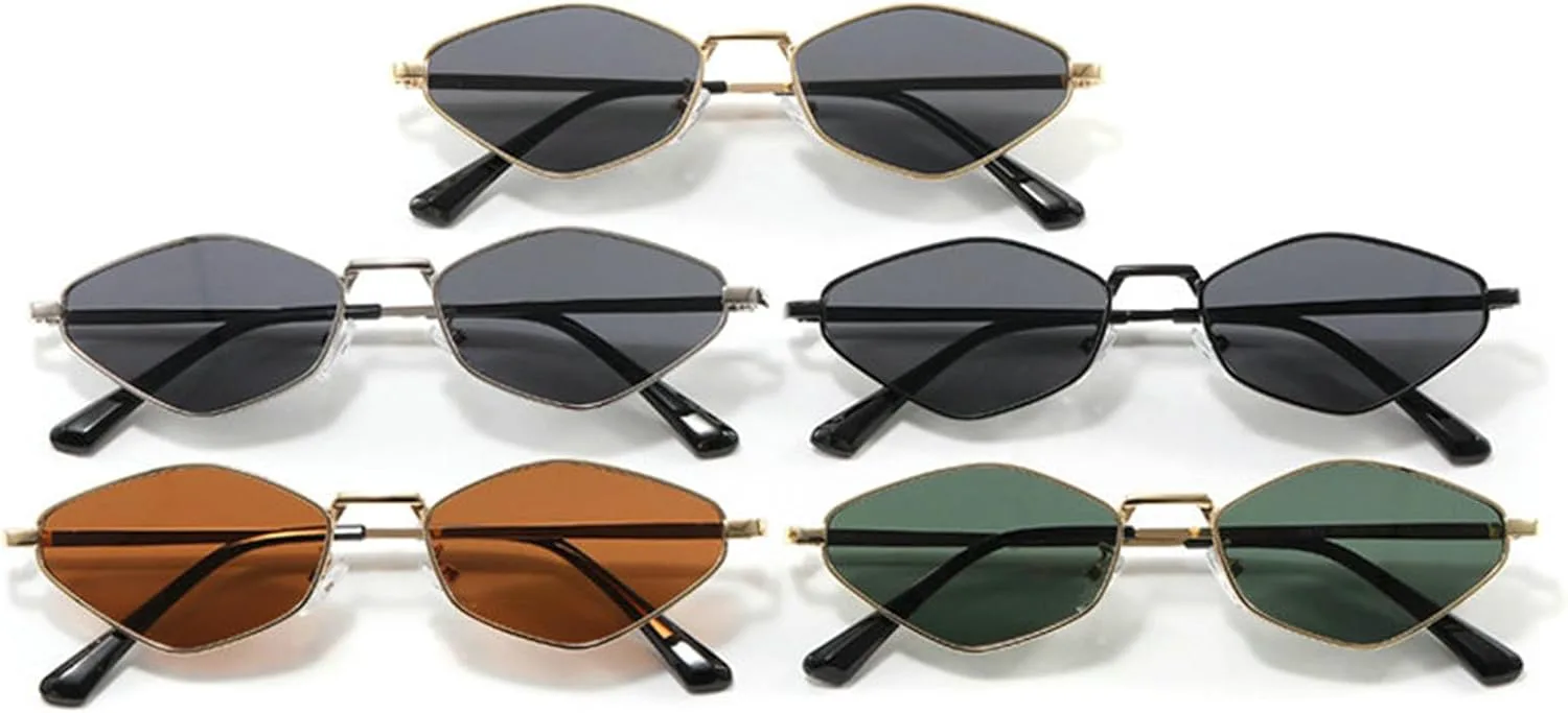 

Солнцезащитные очки Willochra Hexagon для женщин, роскошные винтажные солнцезащитные очки в металлической оправе для мужчин, солнцезащитные очки Polygon, C1