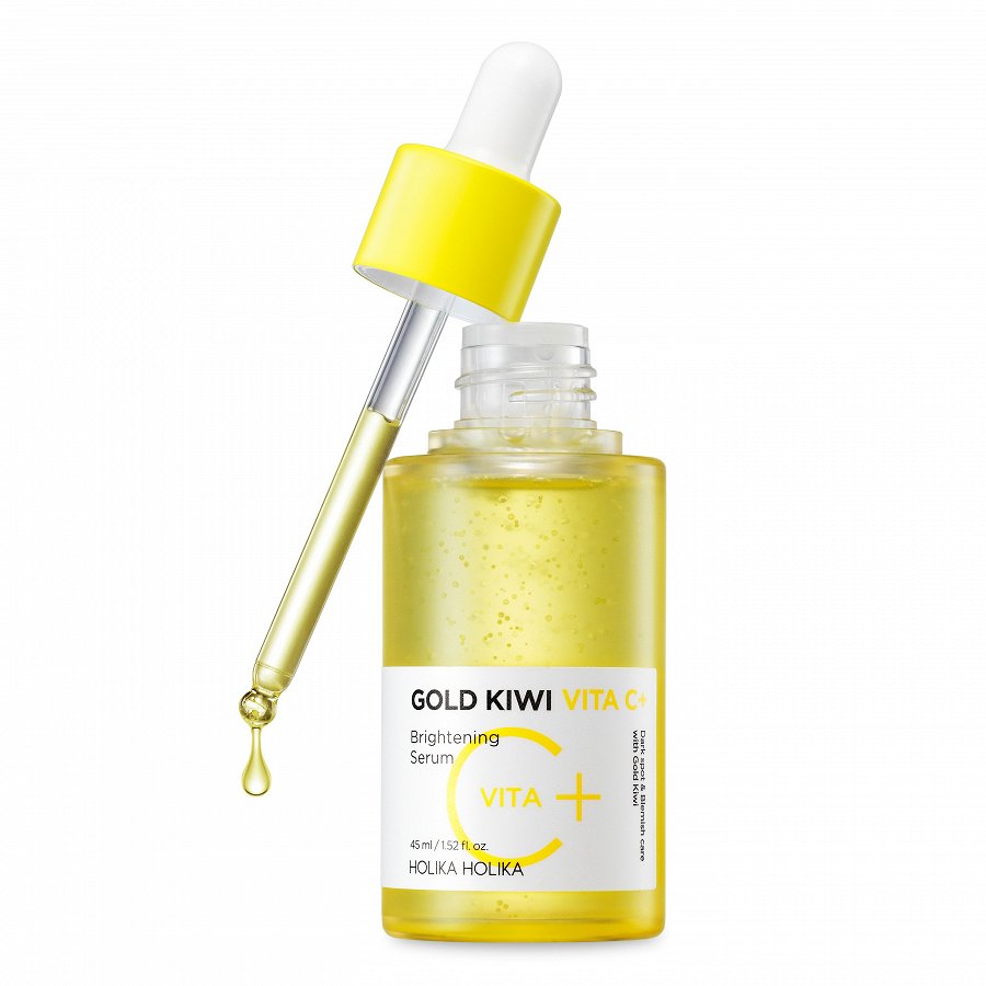 

Осветляющая сыворотка для лица gold kiwi vita c+ brightening serum Holika Holika, 45 мл