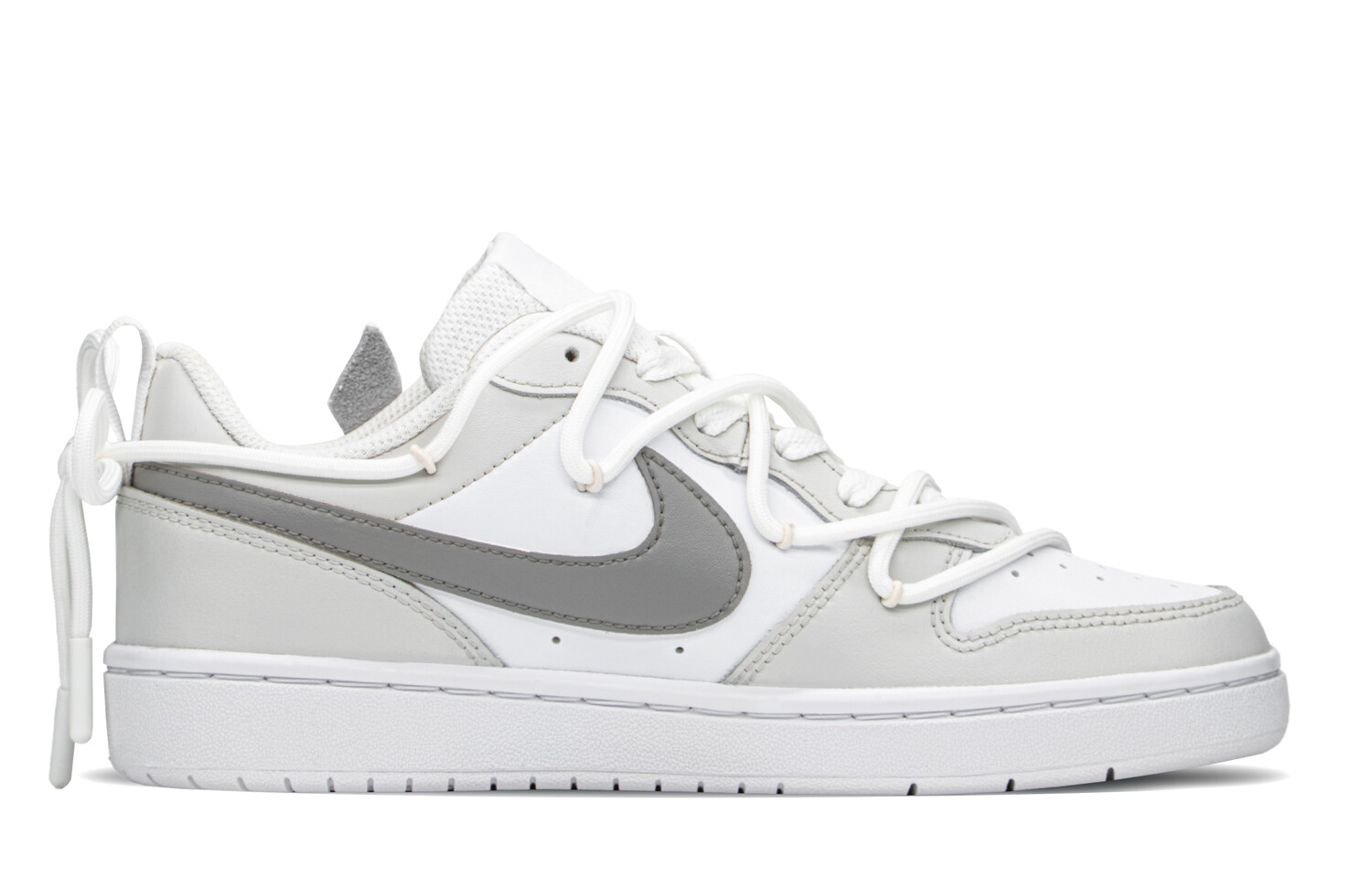 

Кроссовки Nike Court Borough Series Skateboard Shoes Women's Low-Top White Gray