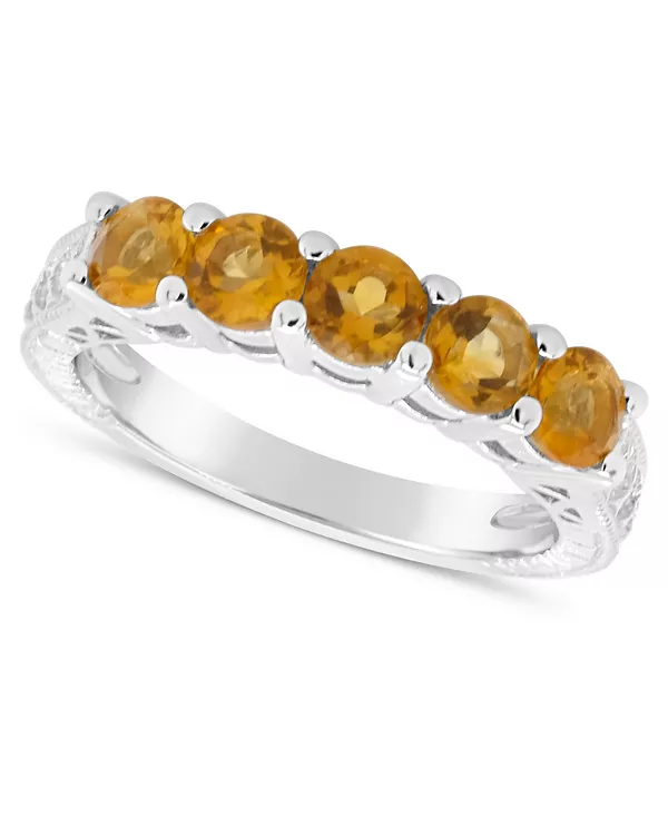 

Кольцо с голубым топазом (1-1/2 карата) из стерлингового серебра (также доступно с другими камнями, соответствующими знаку зодиака) Macy'S, citrine